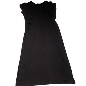 black maternity dress